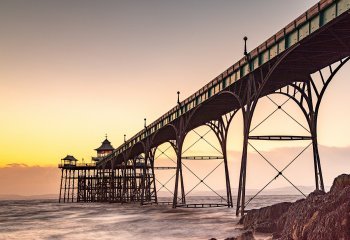 Clevedon pier sunset John Smith